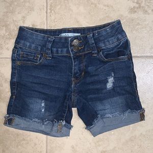 Denim shorts